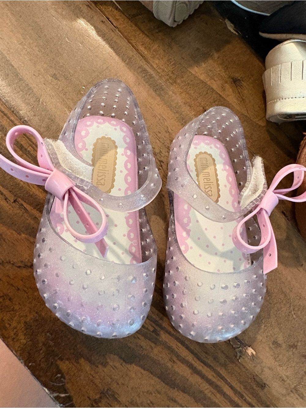 Mini  Melissa bow jelly shoe